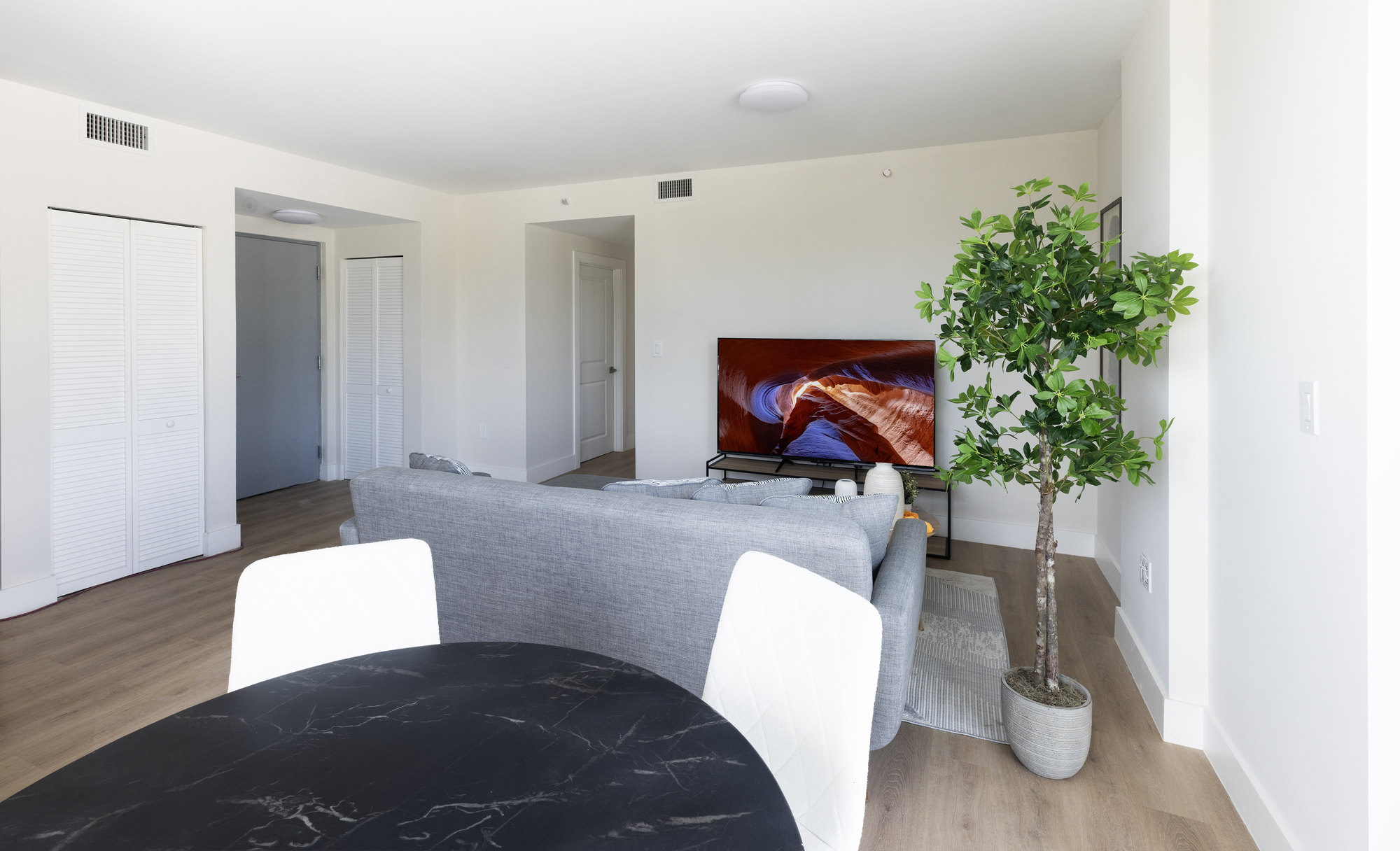 Open Living and Dining